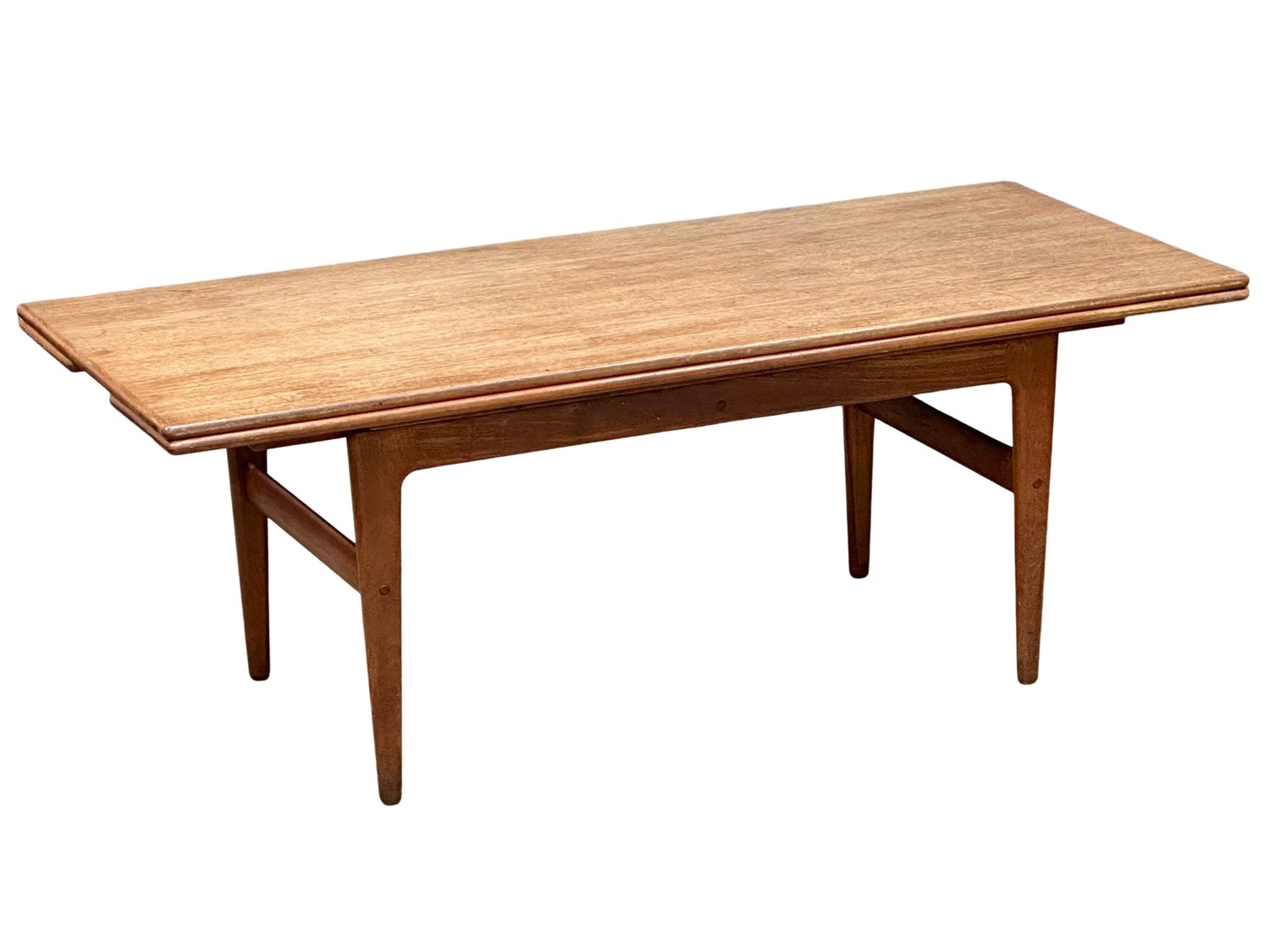 A Danish Mid Century teak ‘Elevator’ table designed by Kai Kristensen. Coffee table/dining table. - Image 6 of 8