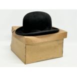 A vintage bowler hat with original box. Best Manufacturer.