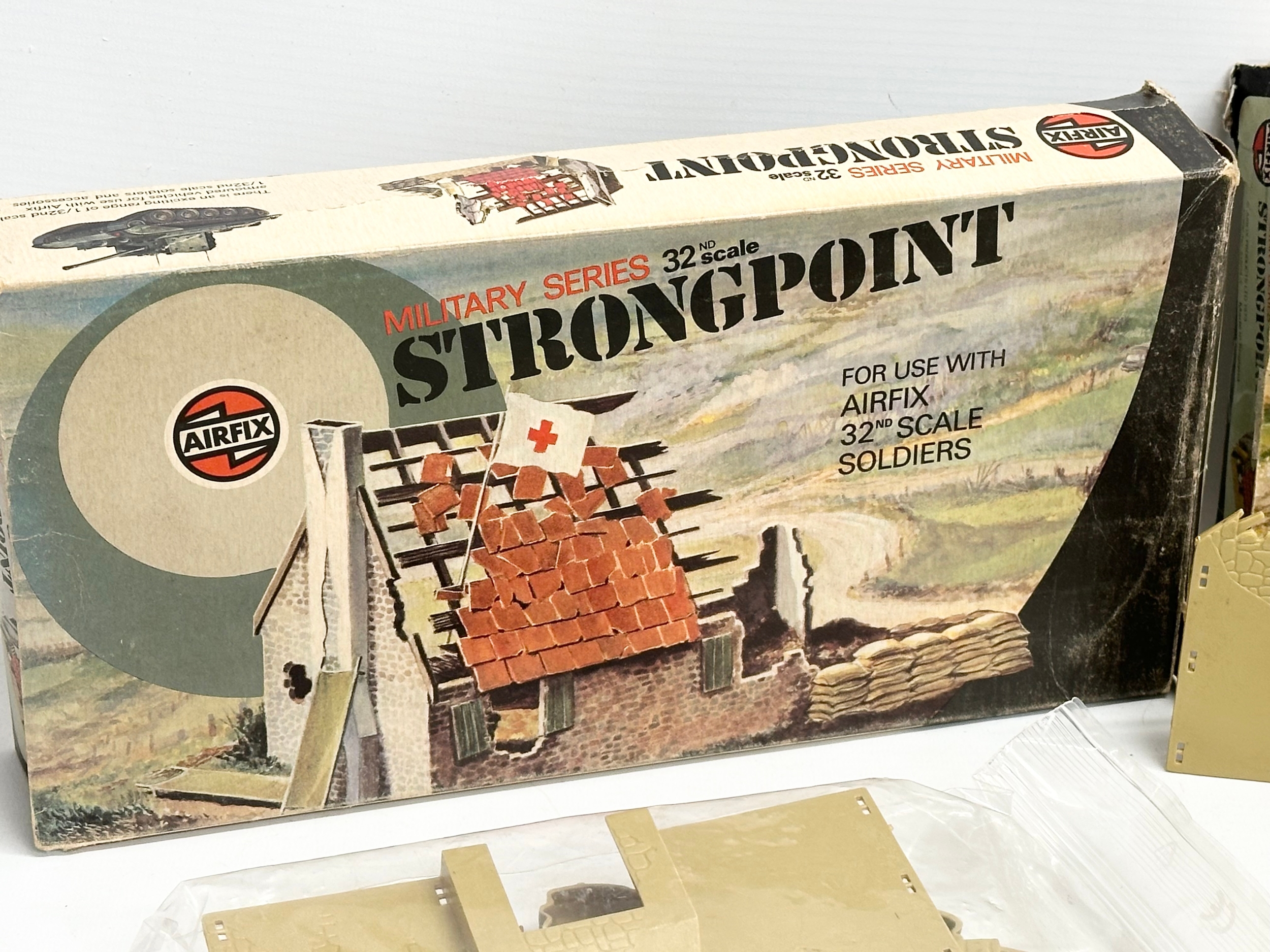 2 boxes of vintage Airfix Military Series Strongpoint model kits. - Image 4 of 4