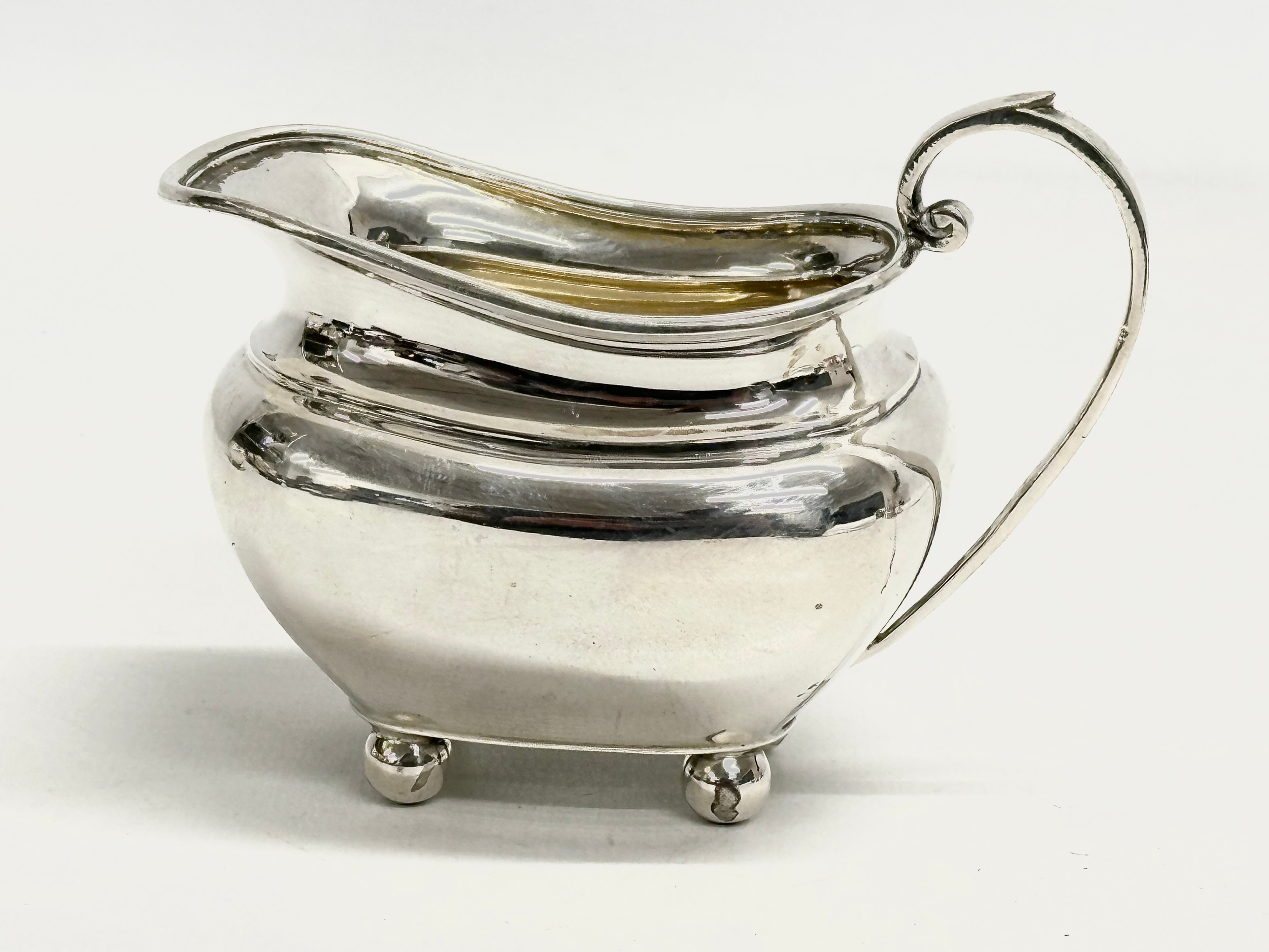 Silver cream and sugar bowls. Sheffield 1931. 287.27 grams. - Image 2 of 3
