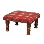 A large footstool. 62x33cm