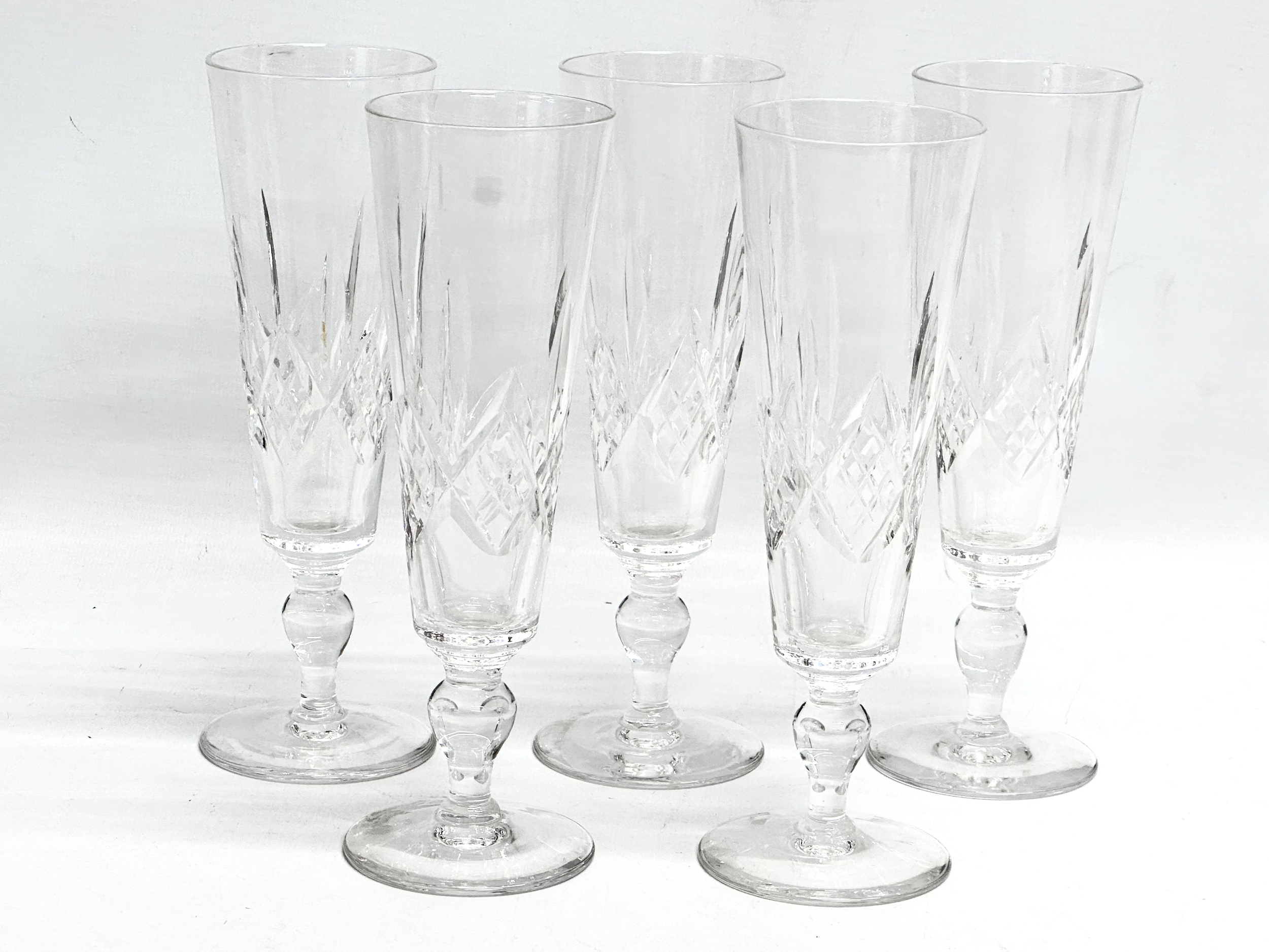Waterford and Tyrone Crystal. A pair of Waterford Crystal ‘Dunmore’ tankards. A pair of Waterford - Image 12 of 12