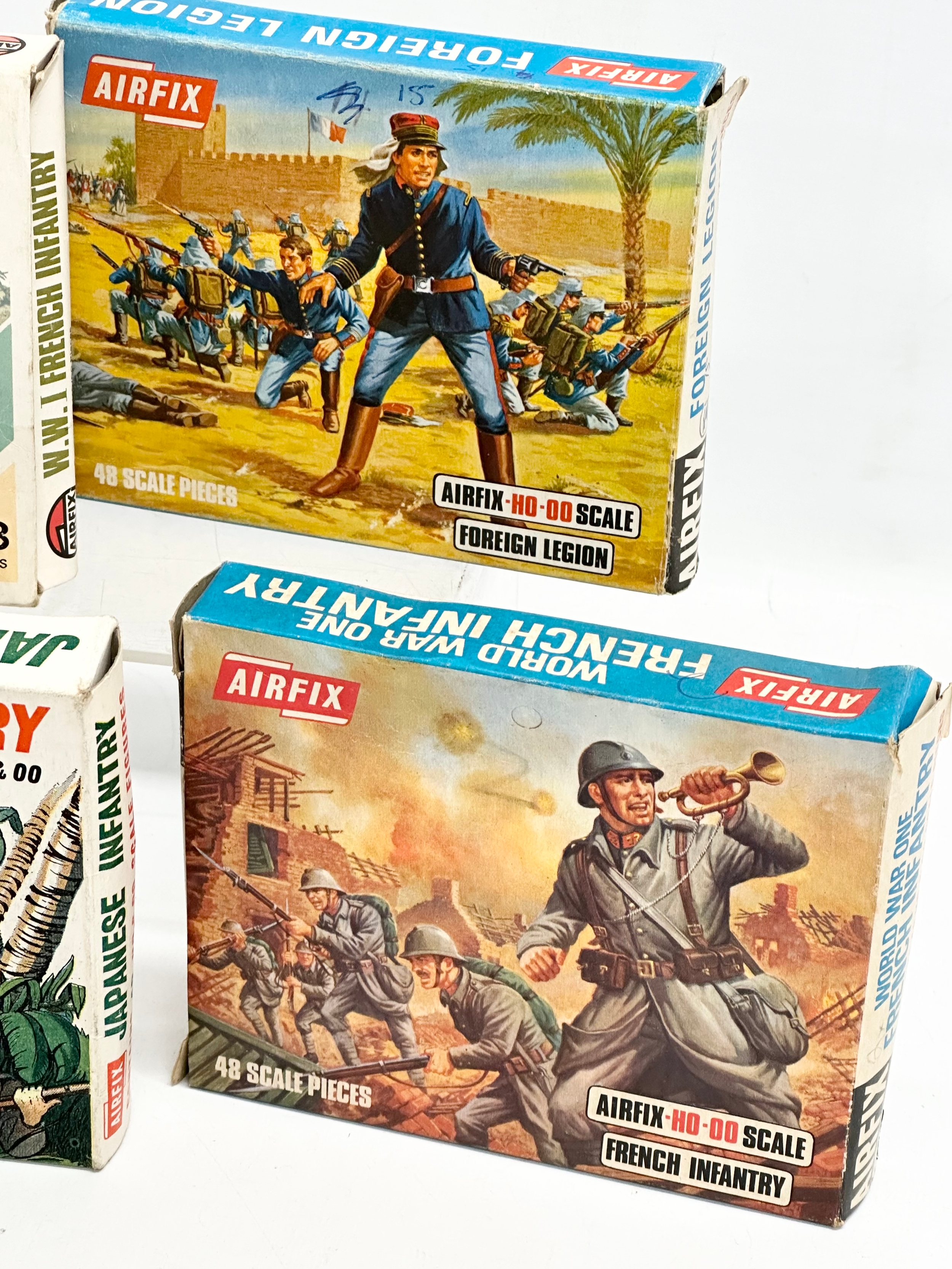 5 boxes of vintage Airfix HO-OO scale soldiers. Airfix Russian Infantry. Airfix Japanese Infantry. 2 - Image 2 of 4