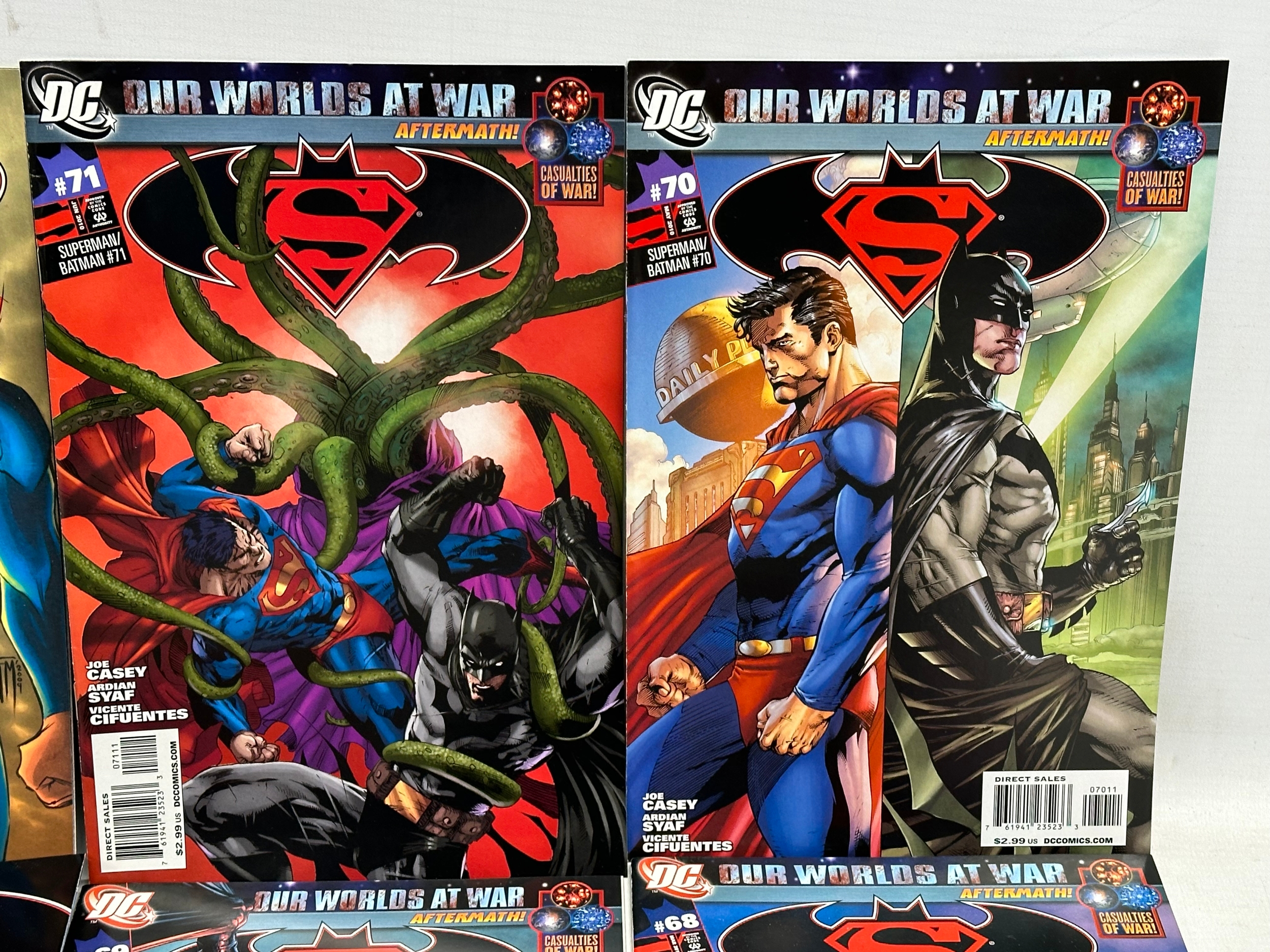 A collection of DC Batman and Superman comic books. Some full stories. - Image 4 of 5