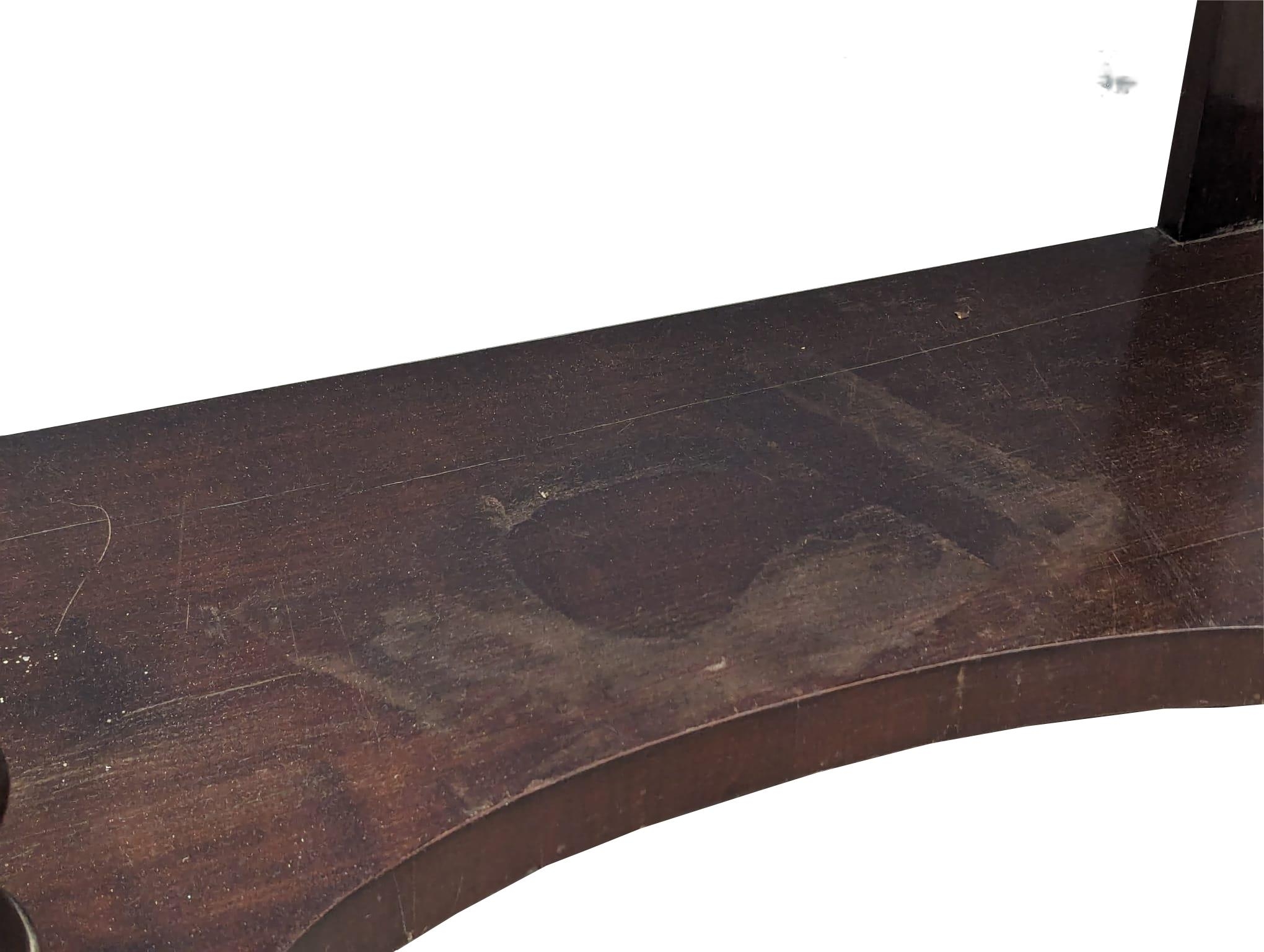A Victorian mahogany hall table, circa 1870s. 123cm x 48cm x 78cm - Image 7 of 9