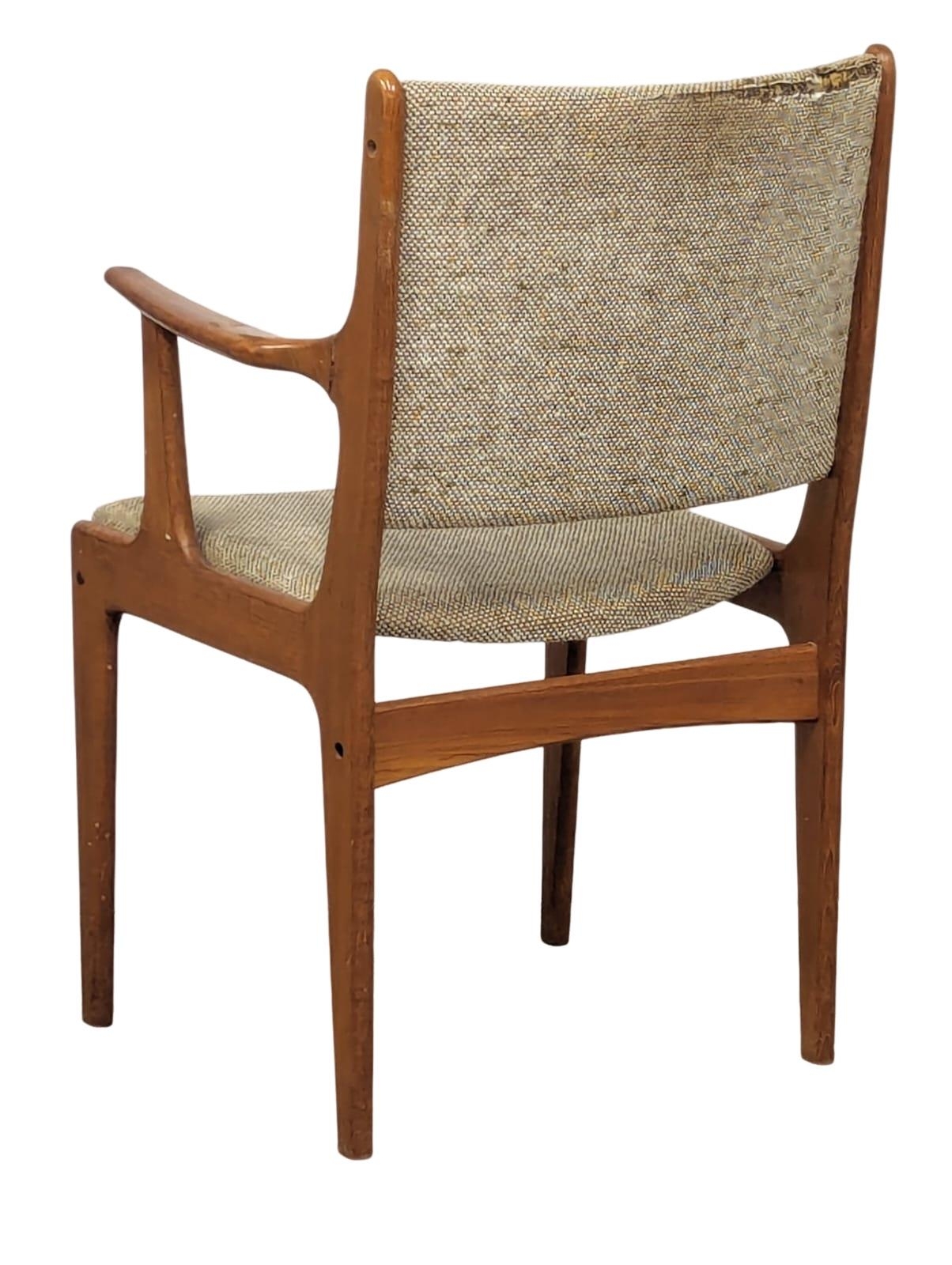 A Danish Mid Century teak armchair designed by Johannes Andersen. - Image 4 of 6