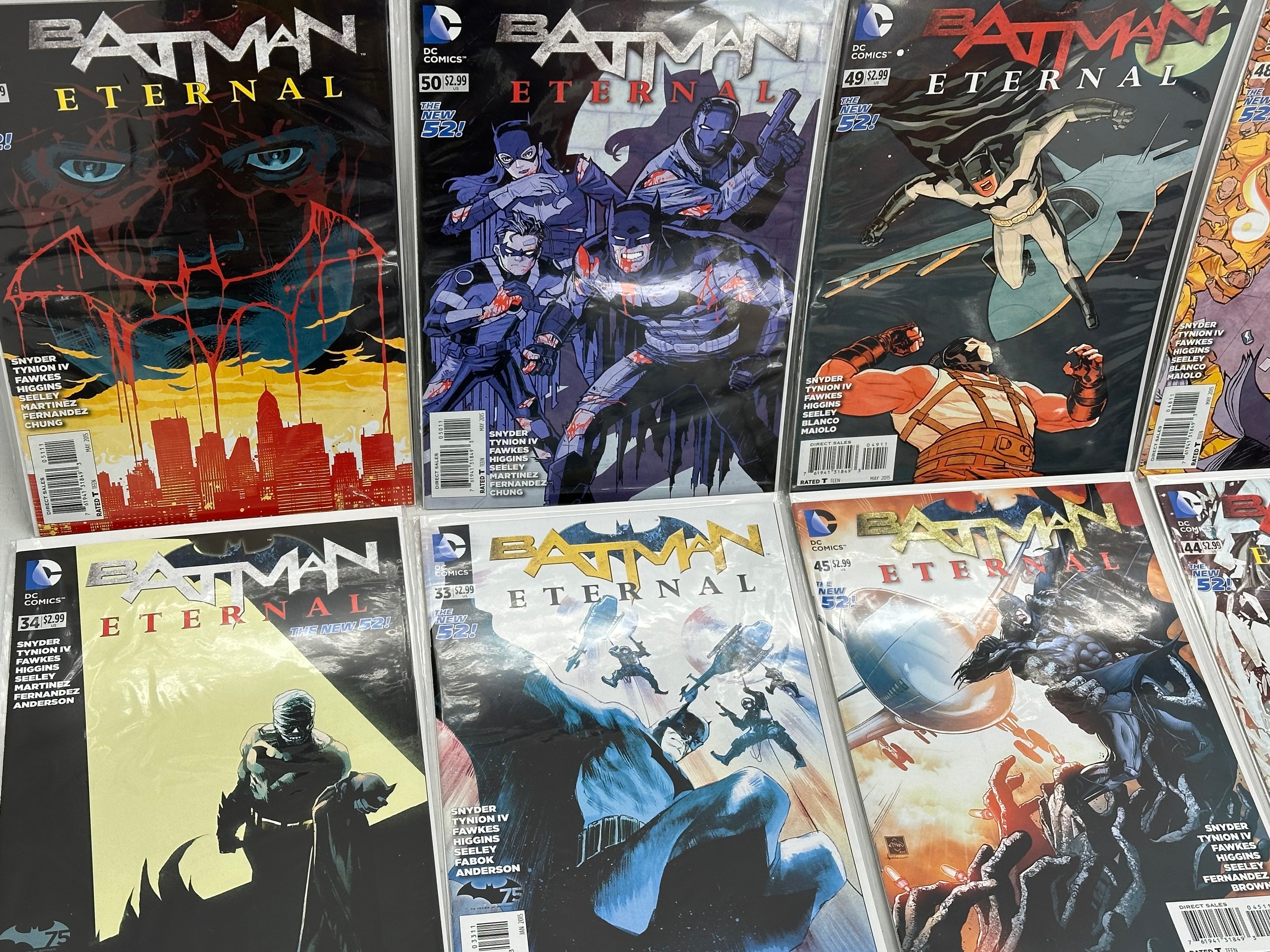 A collection of DC Batman Eternal comic books. - Image 3 of 4
