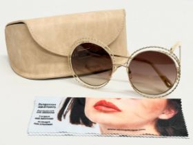 A pair of ladies Chloe ‘Halo’ sunglasses with case.