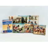 8 boxes of vintage Airfix HO-OO scale British military soldiers. 2 boxes of Airfix American War of