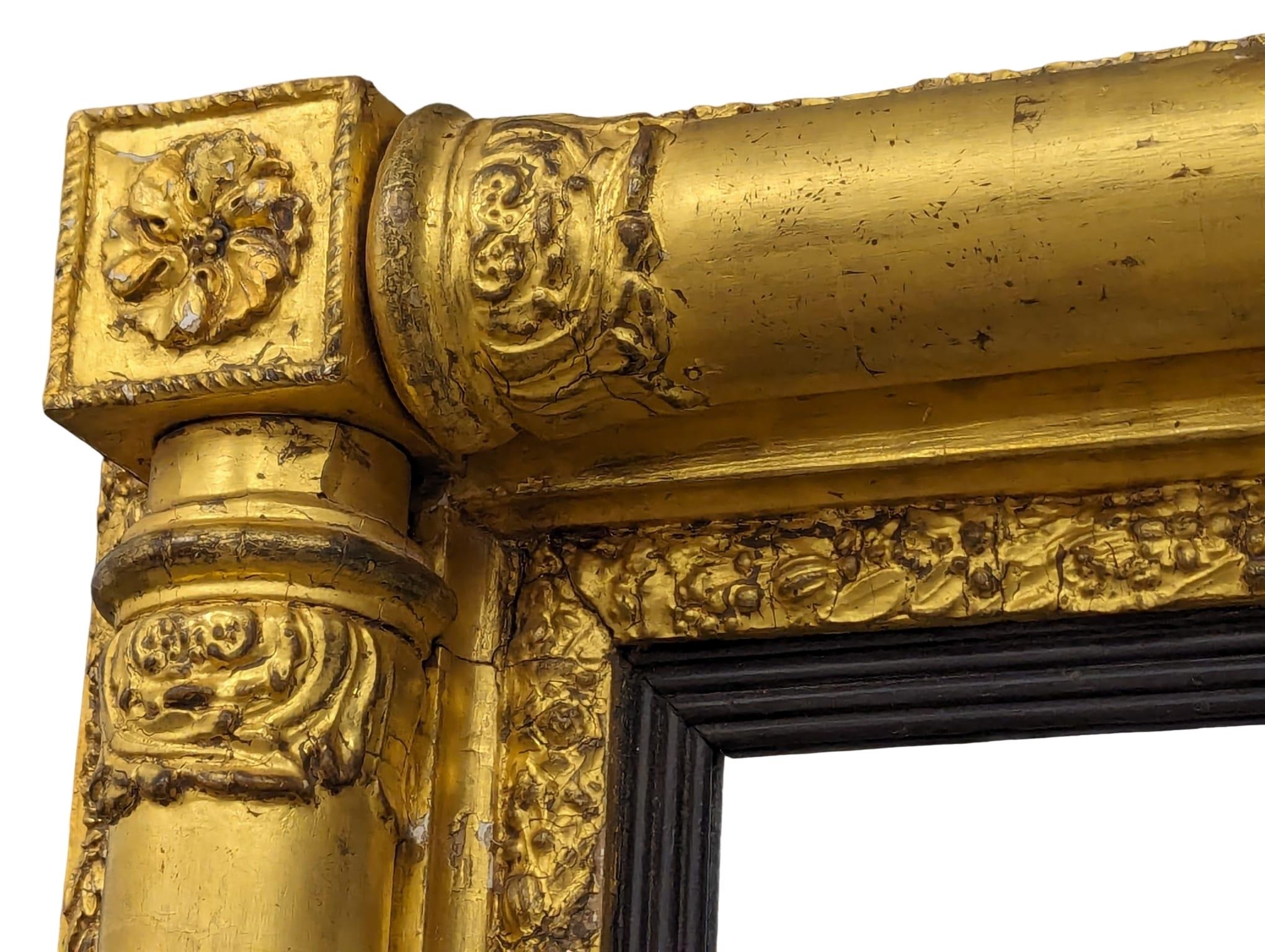 A very large William IV gilt framed over-mantle mirror. 182x12x121.5cm - Image 4 of 5