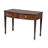 A Late 19th Century Georgian style mahogany side table. Circa 1850-1880. 110.5x57.5x77.5cm