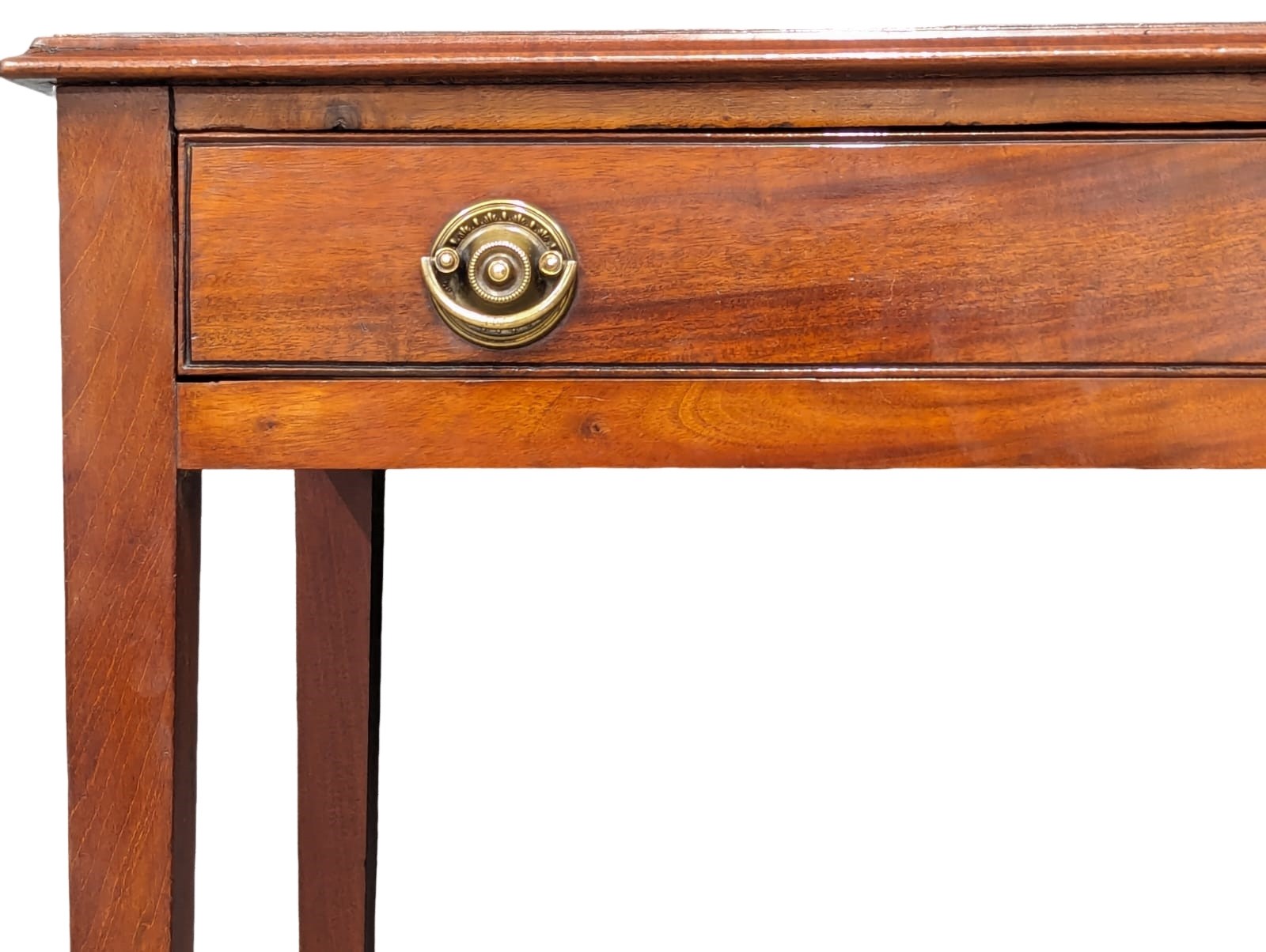 A mid 19th Century Georgian style mahogany side table with drawer, 82cm x 48.5cm x 71.5cm - Image 5 of 5