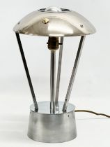An Art Deco style Steampunk table lamp. 25x41cm