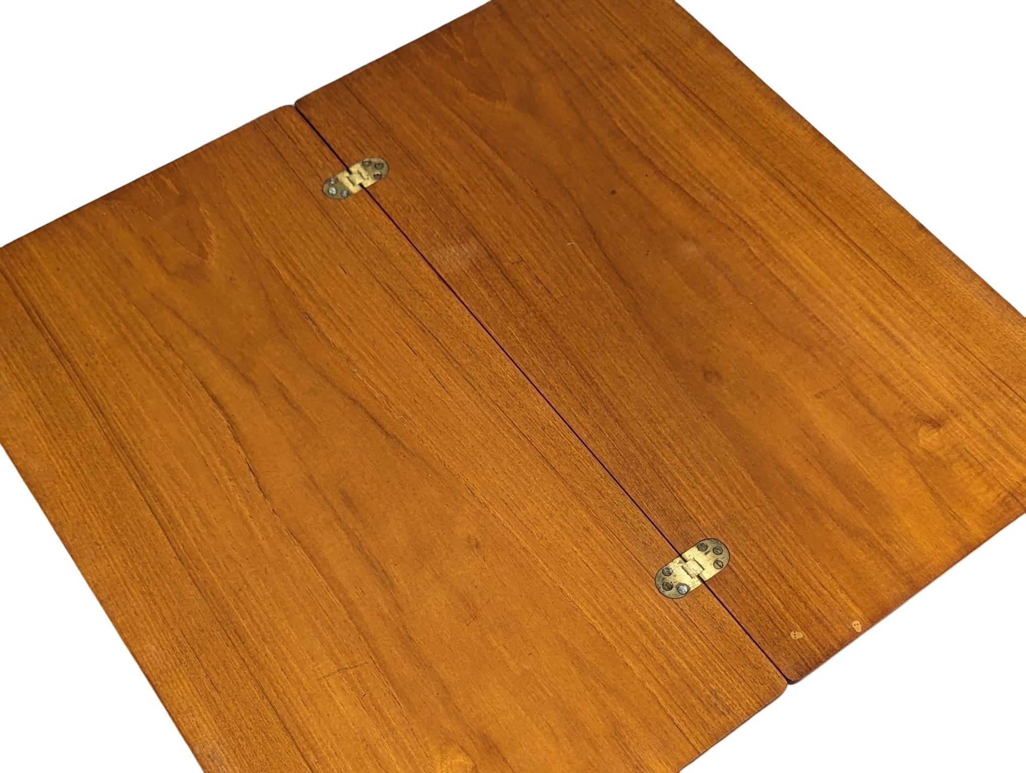 A McIntosh Mid Century teak 'Triform' turnover coffee table. 76x41x64cm - Image 5 of 5