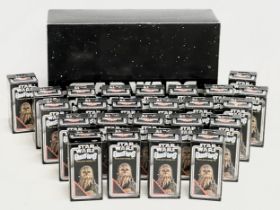 A complete collection of Star Wars Bust-Ups micro-bust model kits.