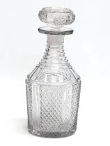 An Early 19th Century Regency period decanter. Circa 1810. 24cm