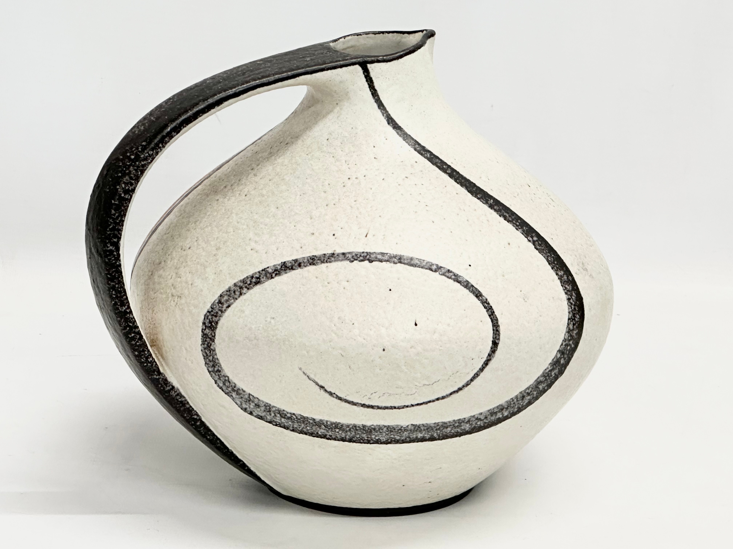 A West German ‘Milano’ 315 jug by Ruscha Keramik. 26x22cm - Image 2 of 3