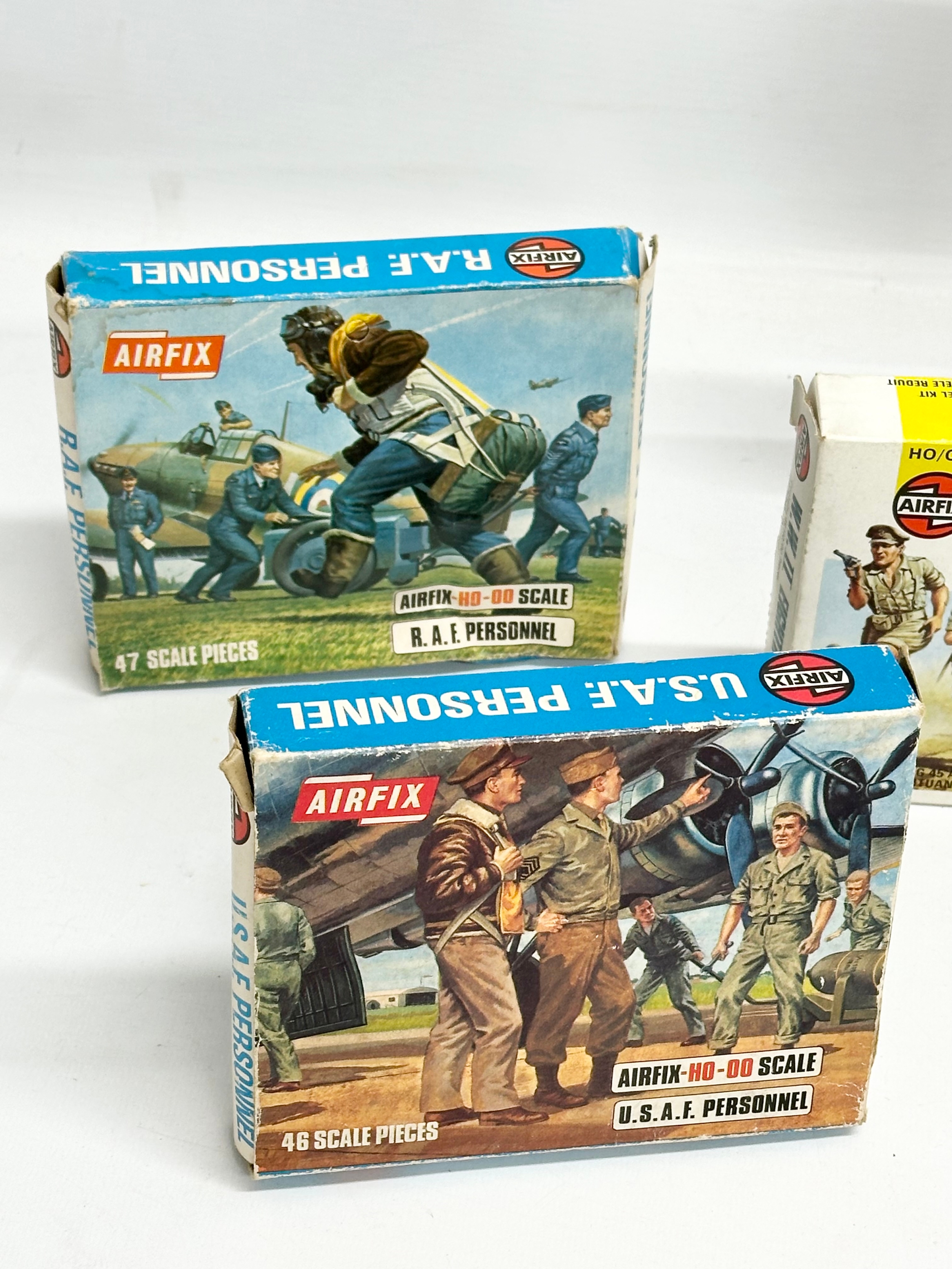 6 boxes of vintage Airfix HO/OO scale WWII soldiers. Airfix RAF Personnel. Airfix USAF Personnel. - Image 4 of 4