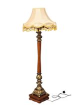An ornate standard lamp. 173cm