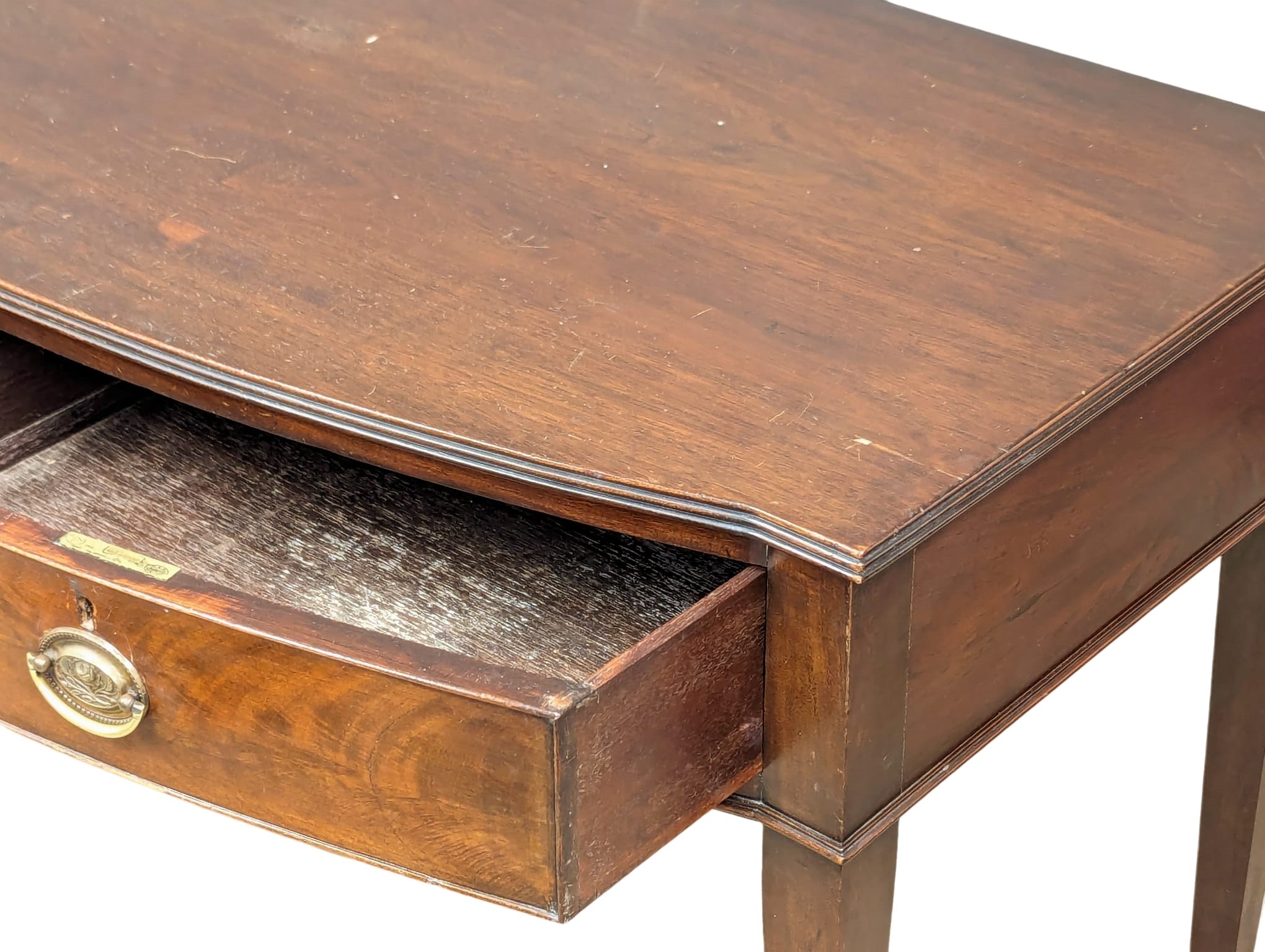 A Late 19th Century Georgian style mahogany side table. Circa 1850-1880. 110.5x57.5x77.5cm - Image 4 of 7