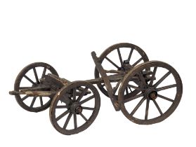 A 19th Century cart. 134x64x51cm