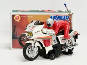 A vintage Pioneer Stunts Motorcycle with original box. CL-2010