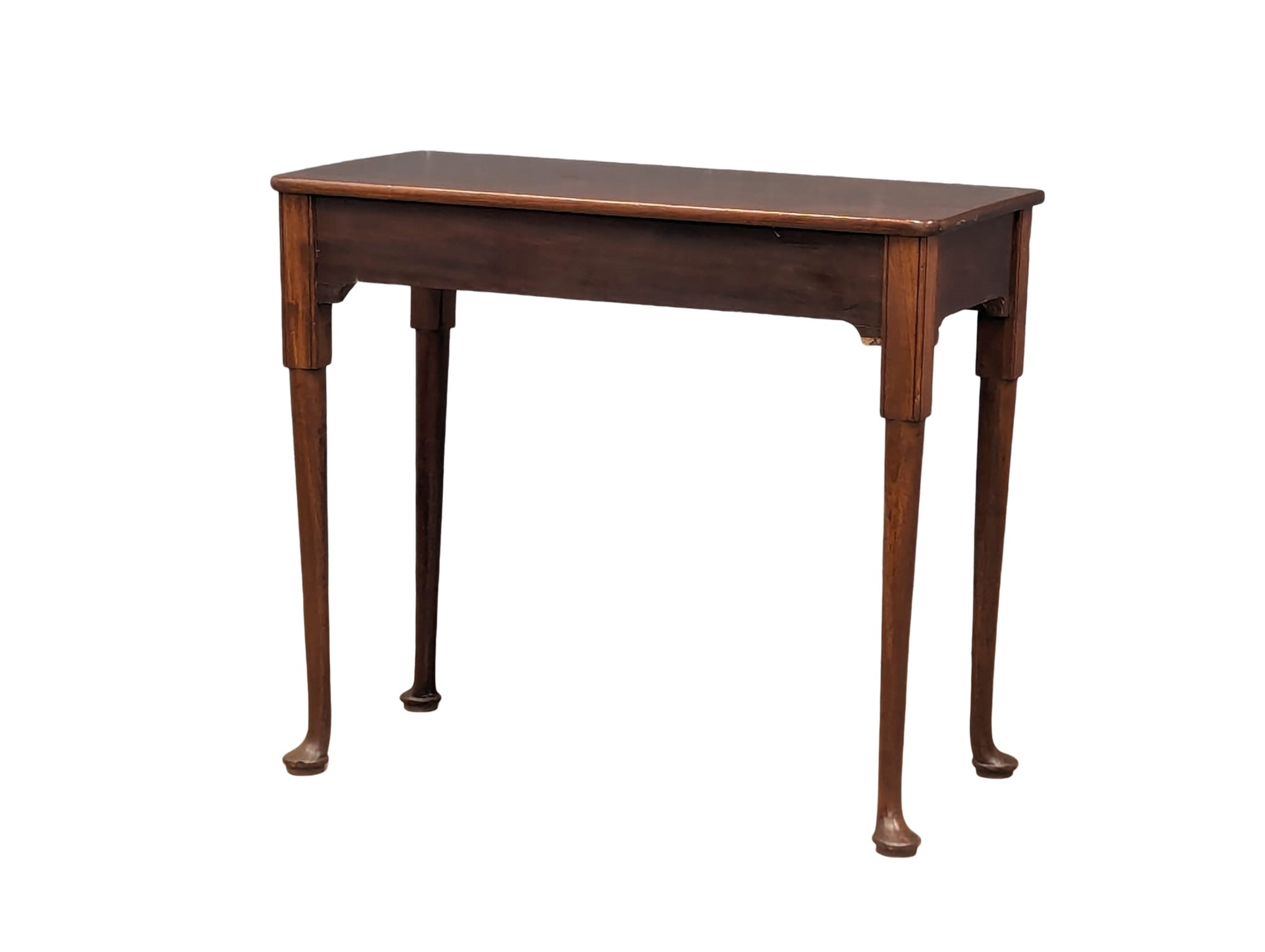 A George II 18th Century mahogany side table. Circa 1740-1750. With restorations. 81x40x71cm