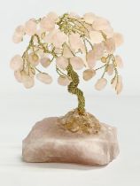 A Irish gemstone bonsai tree. 9x14cm