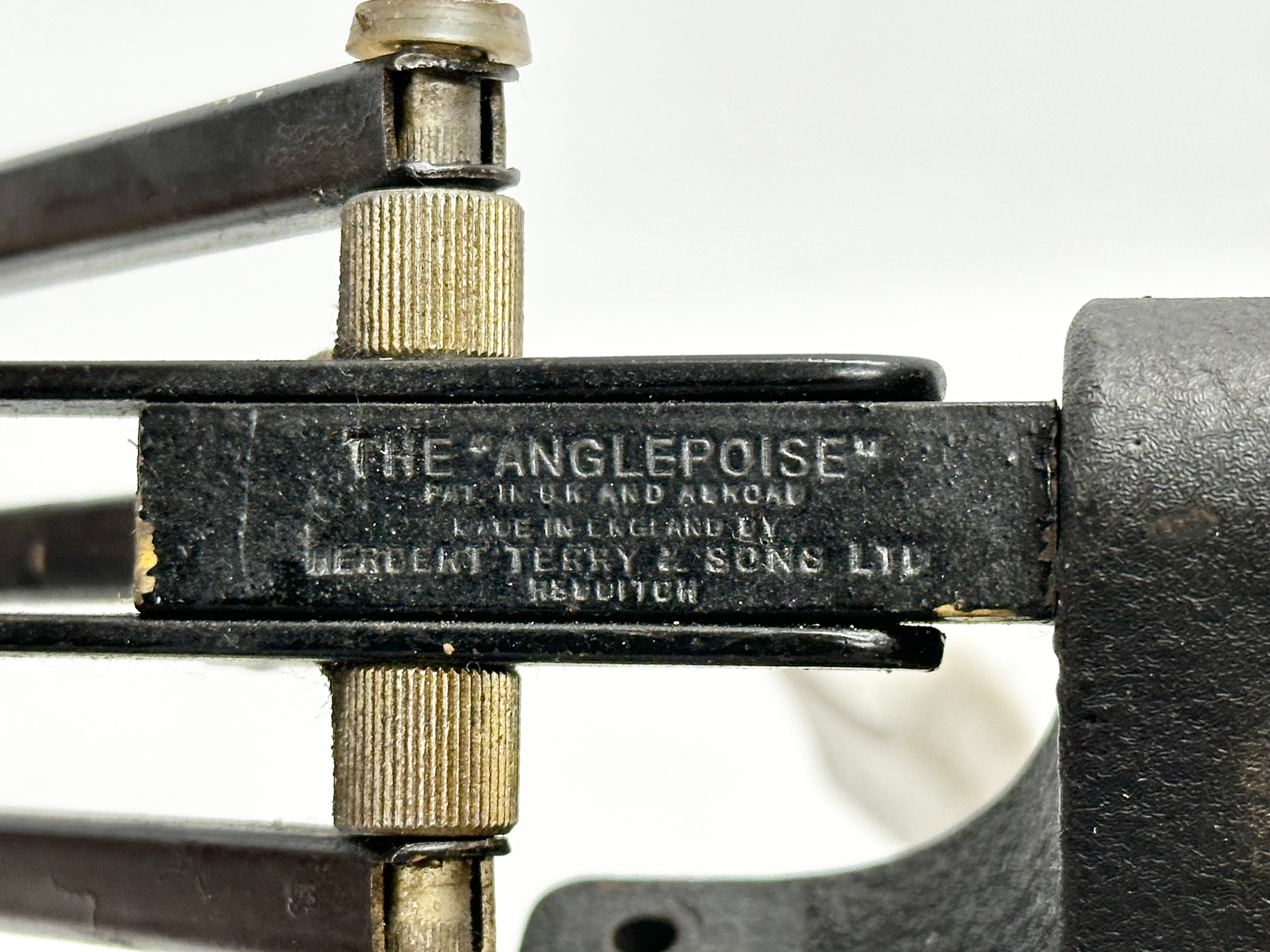 Herbert Terry ‘The Anglepoise’ ‘1209’ wall mounted anglepoise lamp by Herbert Terry & Sons LTD. - Image 4 of 5