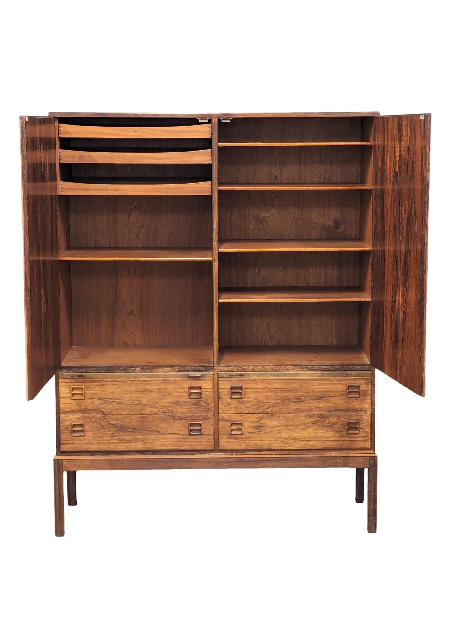 A Danish Mid Century rosewood cabinet designed by Johannes Andersen for Bernhard Pedersen & Son, - Image 9 of 11