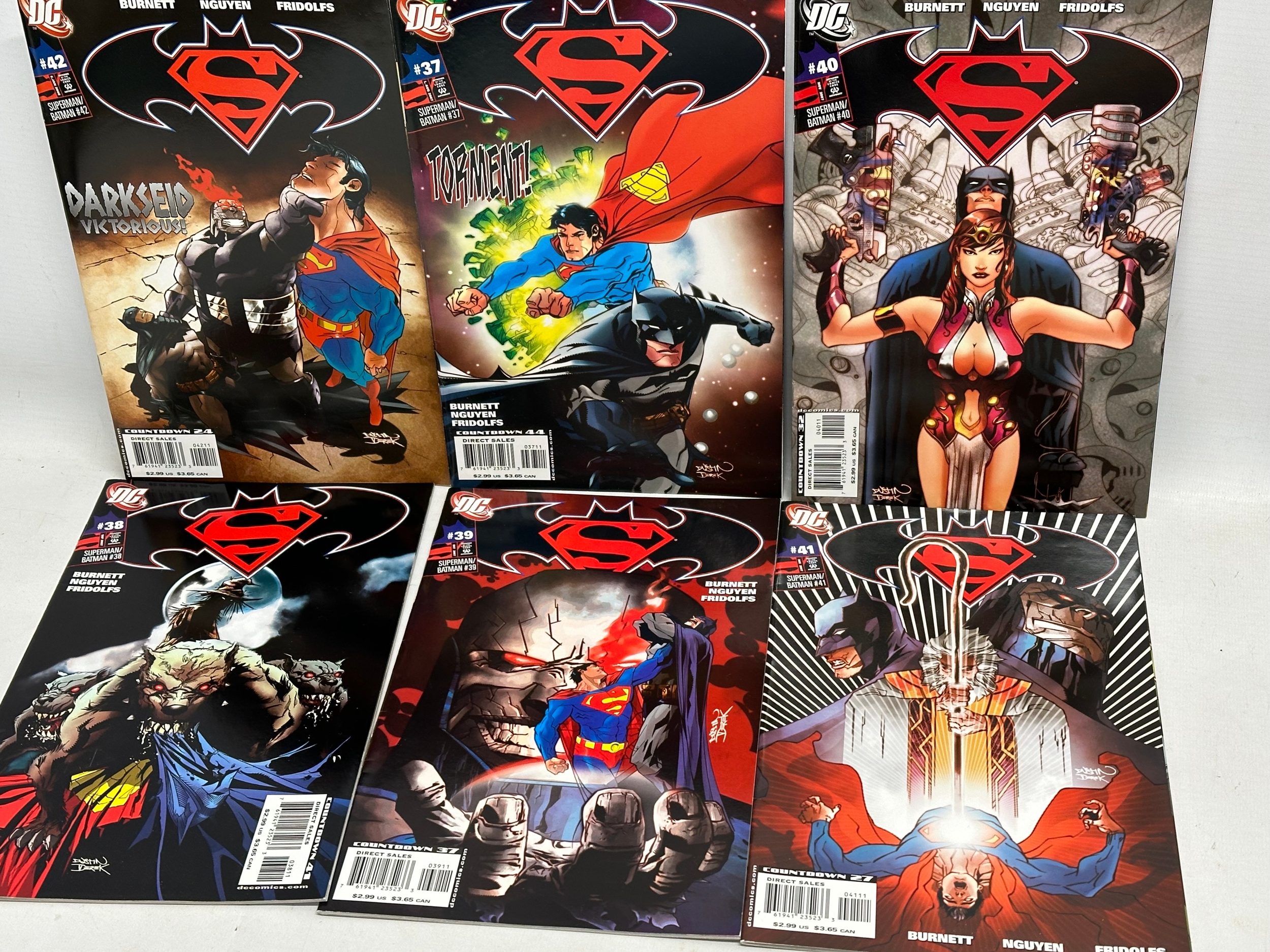 A collection of DC Batman and Superman comic books. Complete stories. - Image 3 of 4