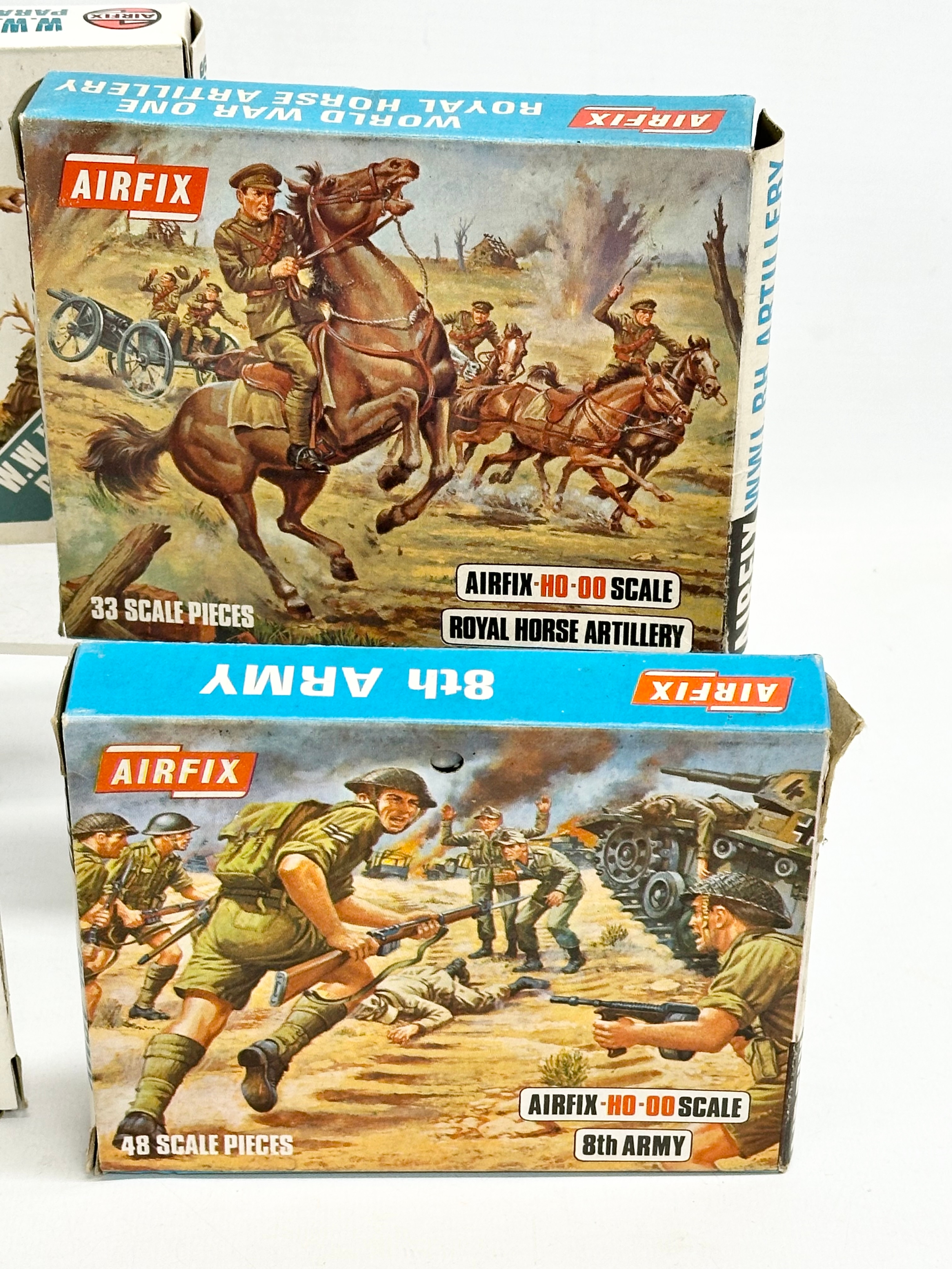 6 boxes of vintage Airfix HO/OO scale WWII soldiers. Airfix RAF Personnel. Airfix USAF Personnel. - Image 2 of 4