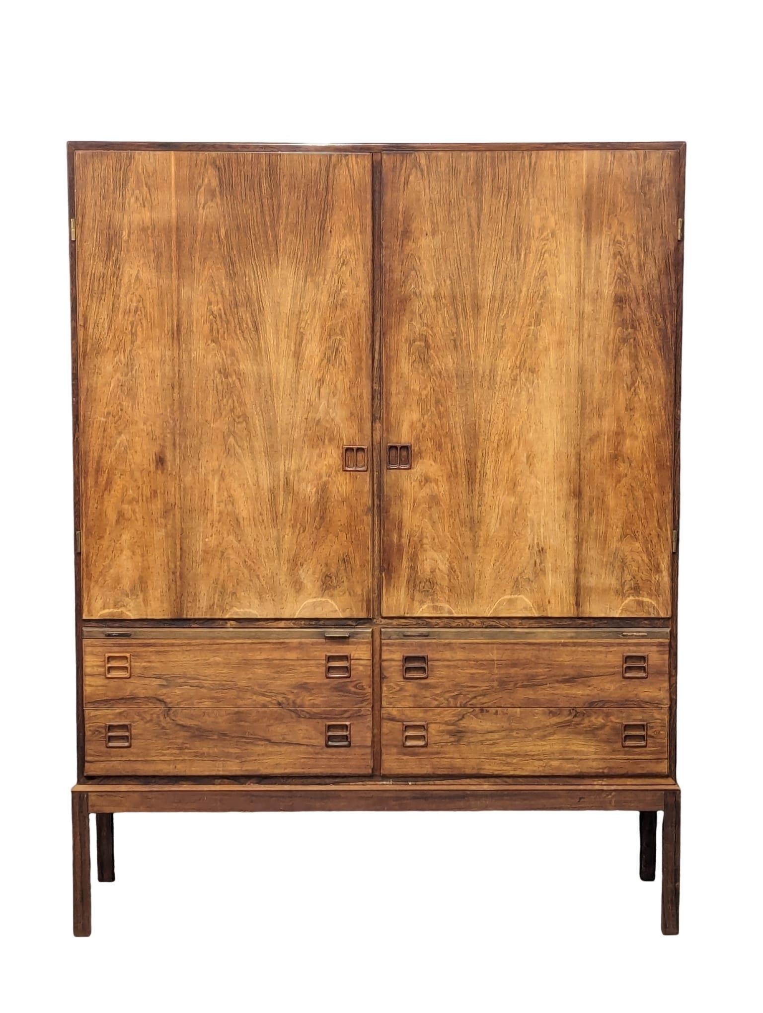 A Danish Mid Century rosewood cabinet designed by Johannes Andersen for Bernhard Pedersen & Son, - Image 11 of 11