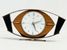 A 1960’s Mid Century mantle clock by Metamec. 31x14.5cm