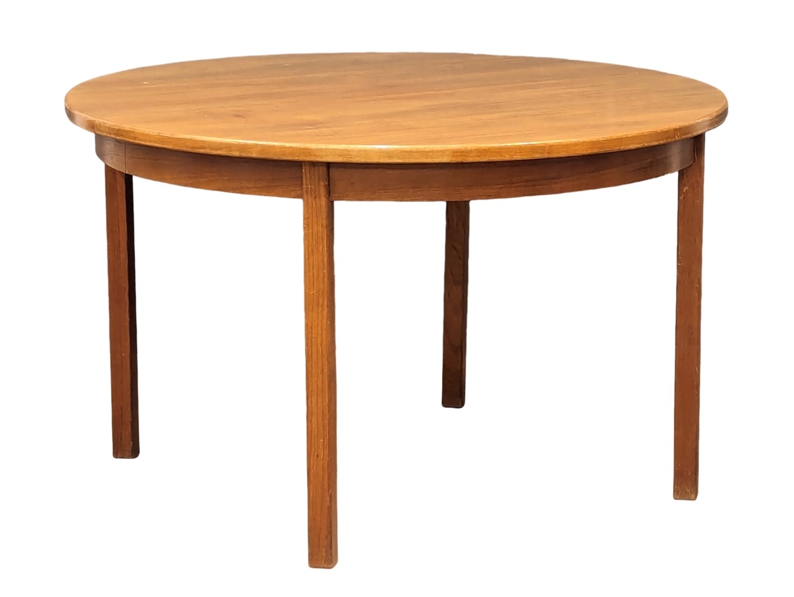 A Danish Mid Century teak dining table designed by Johannes Andersen. 127x71cm