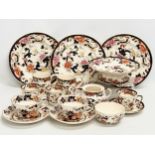 A quantity of Mason’s ‘Mandalay’ dinner and tea ware. 3 dinner plates. 2 large tea cups with