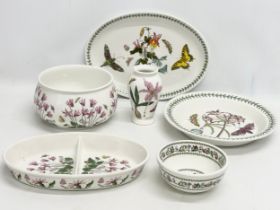 A quantity of Portmeirion pottery. Susan Williams Ellis, The Botanic Garden. 20cm. 27cm. 32cm