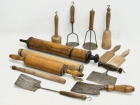 A collection of 19th and Early 20th Century kitchenware.