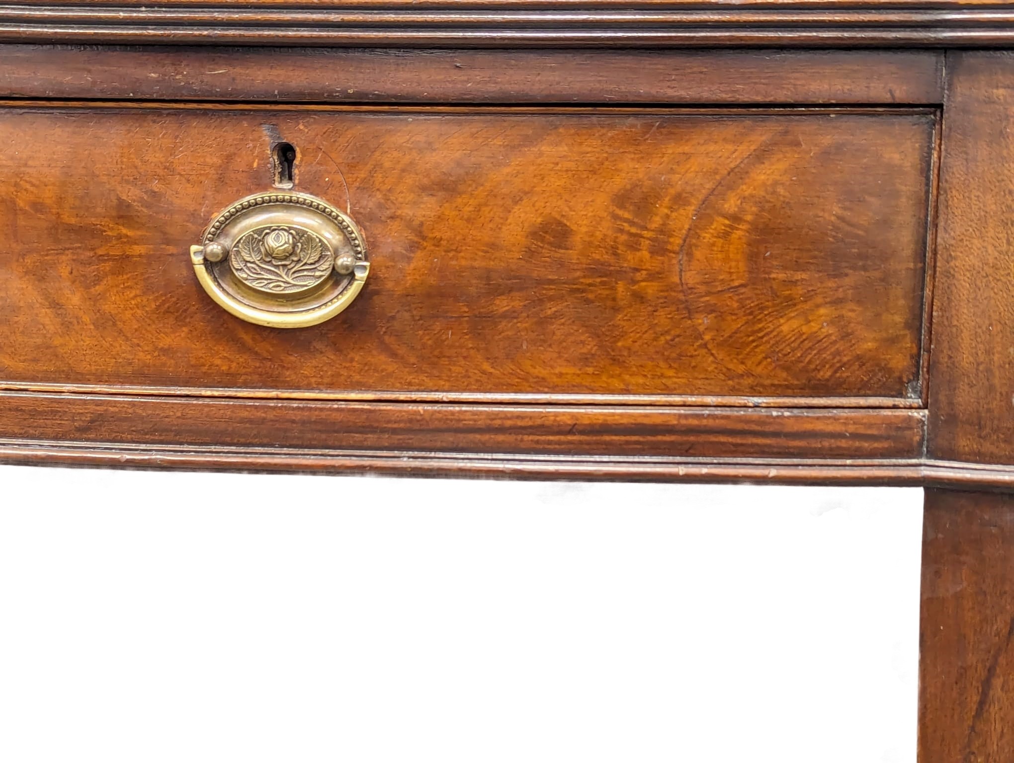 A Late 19th Century Georgian style mahogany side table. Circa 1850-1880. 110.5x57.5x77.5cm - Image 6 of 7