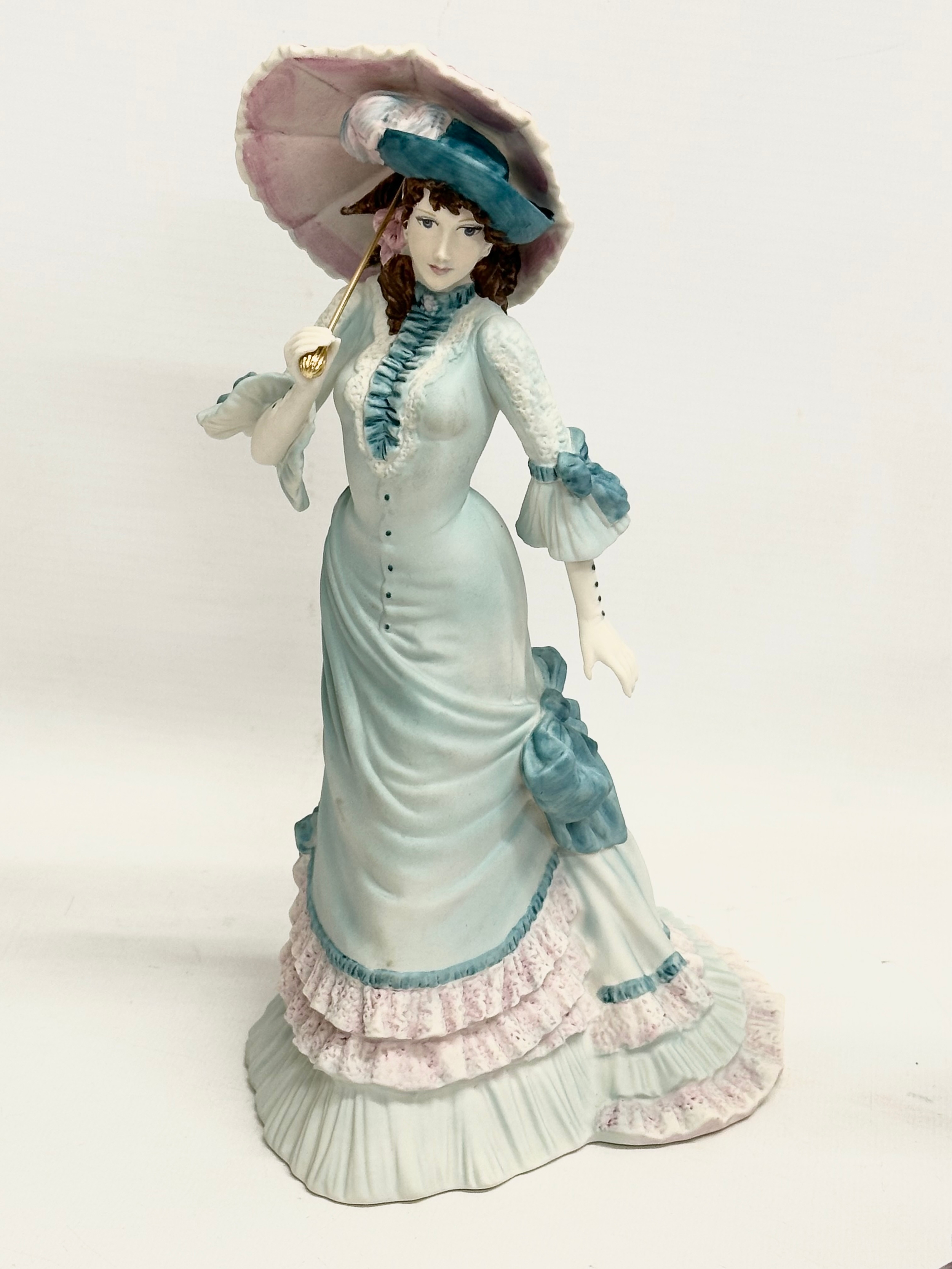 A collection of Royal Doulton and Coalport figurines. - Image 8 of 8