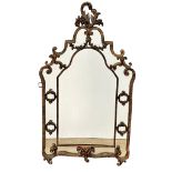 A 19th Century style French wall mirror. 73x128cm