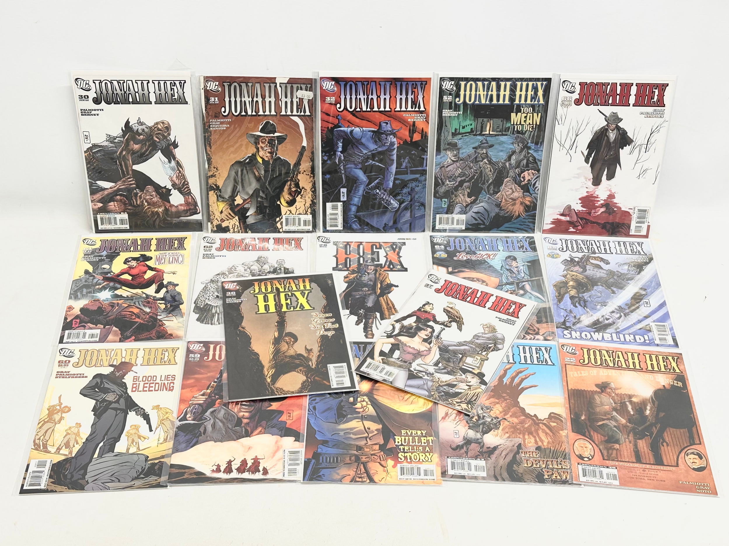 A collection of DC Jonah Hex comics.