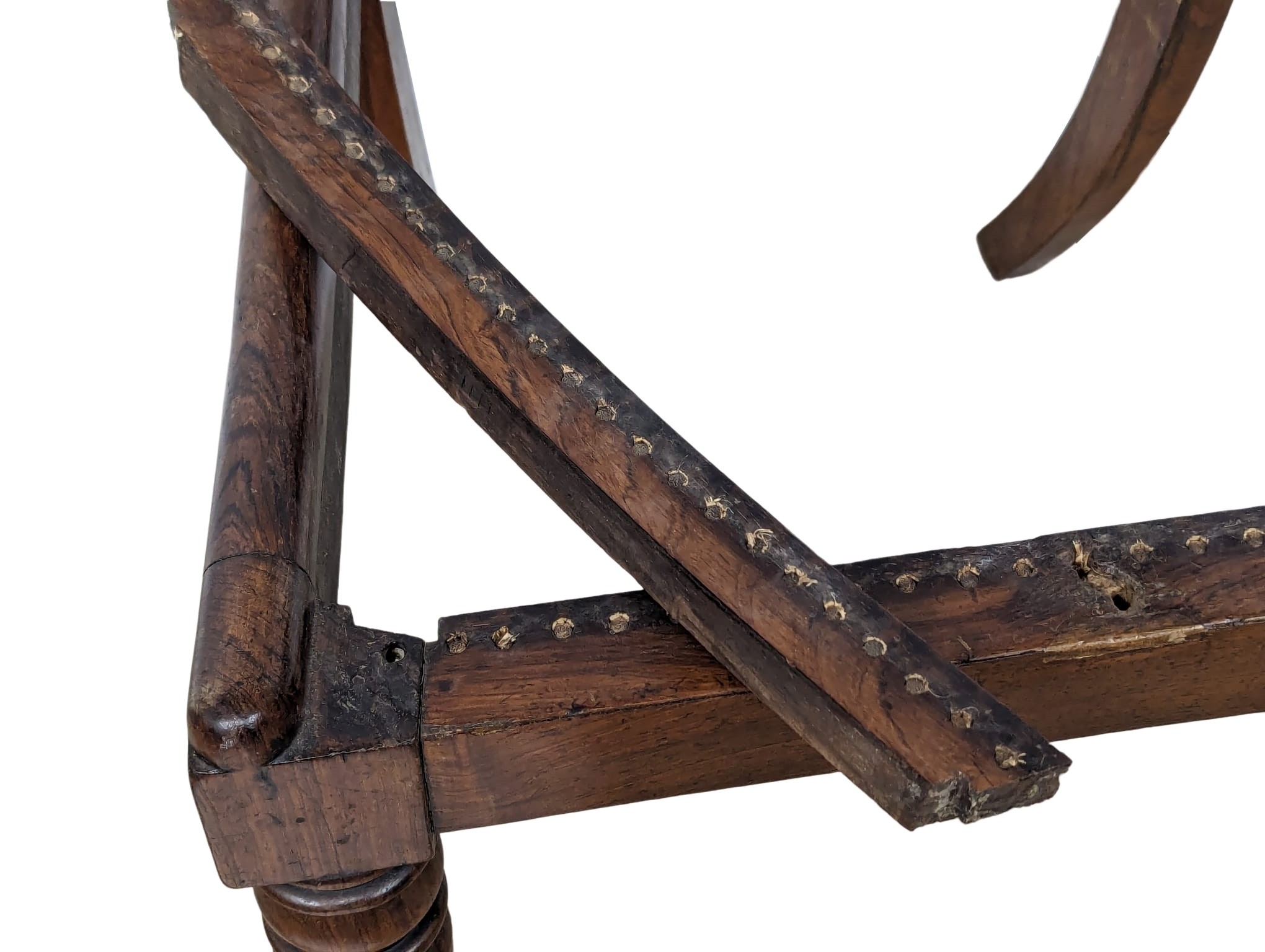 A set of 4 Late George IV rosewood bar back dining chairs. Circa 1820-1830. - Image 2 of 4