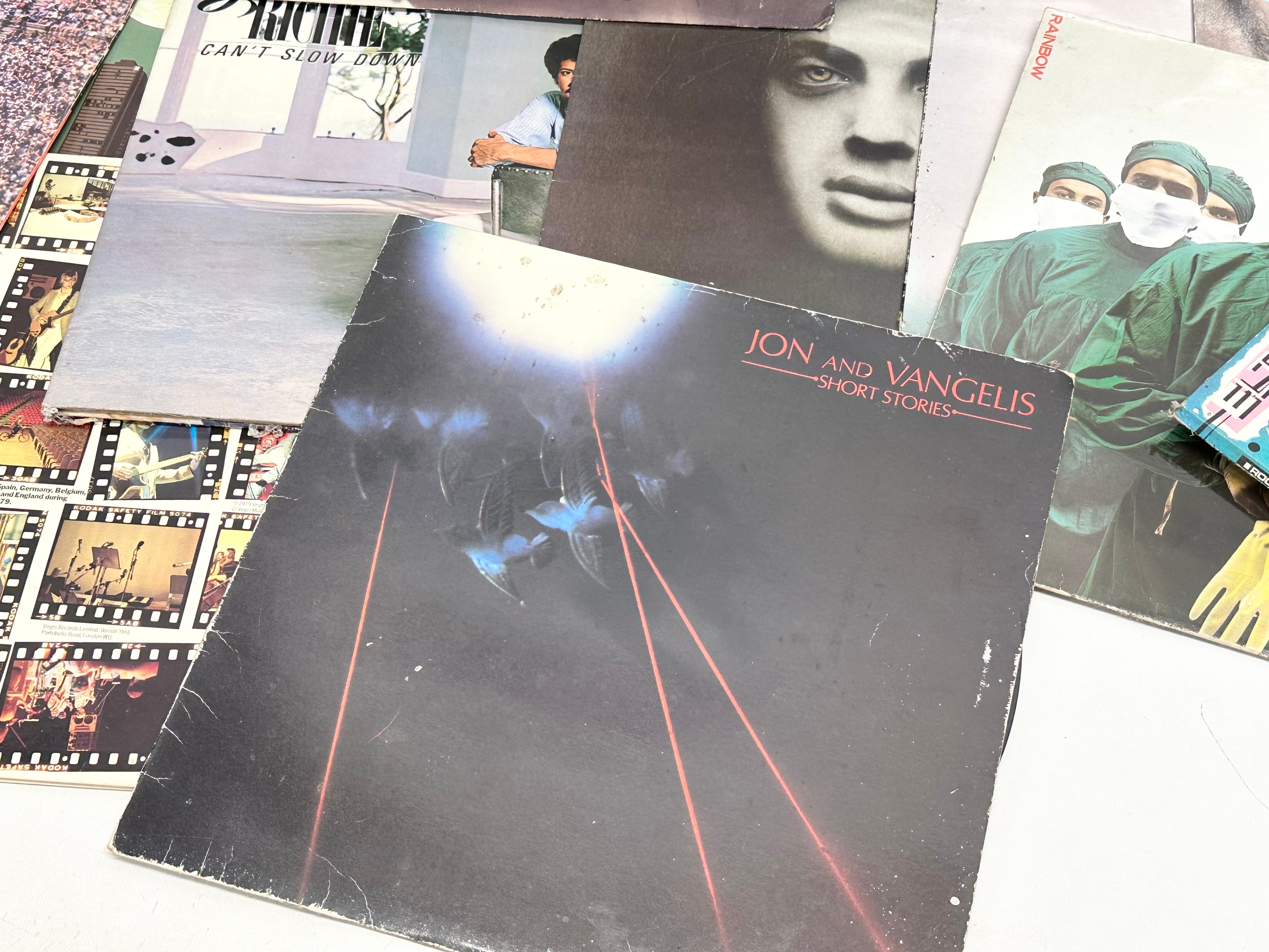 A collection of LP, vinyl records. Meatloaf, The Eagles, Elton John, Tina Turner, Billy Joel, - Image 7 of 12