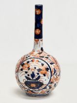 A Late 19th Century Japanese Imari bottle vase. Meiji Period. Circa 1880-1900. 22cm