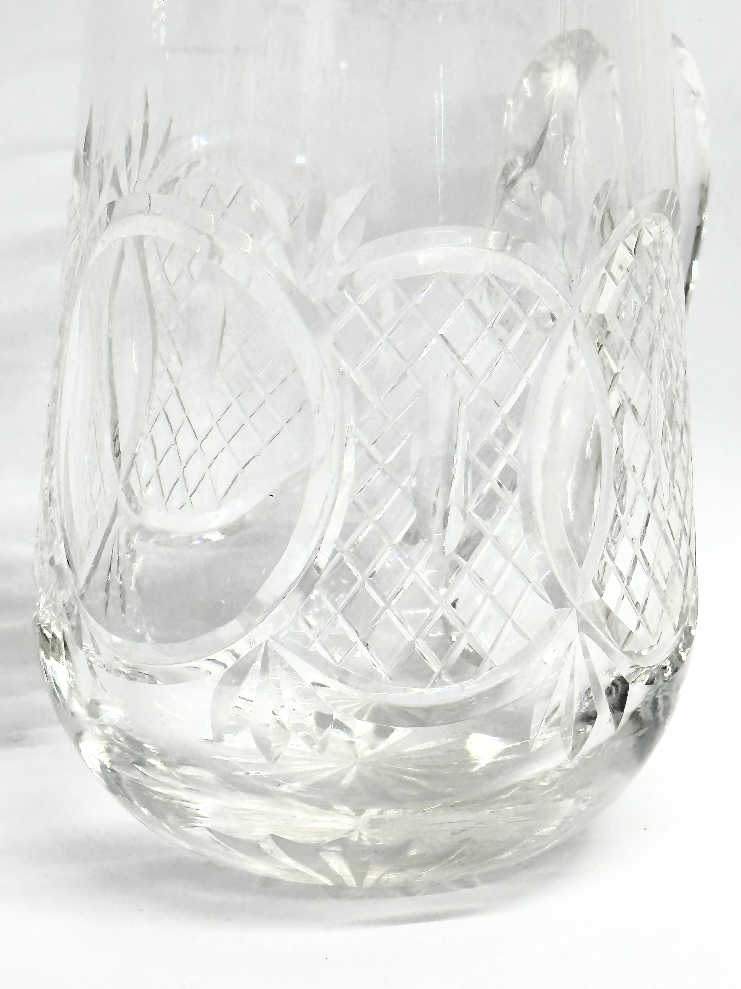 Waterford and Tyrone Crystal. A pair of Waterford Crystal ‘Dunmore’ tankards. A pair of Waterford - Image 4 of 12