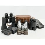 5 pairs of binoculars.