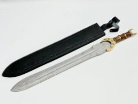 A Celtic style sword. 65cm