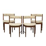 A set of 4 McIntosh Mid Century teak dining chairs