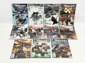 A collection of DC Batman Eternal comic books.